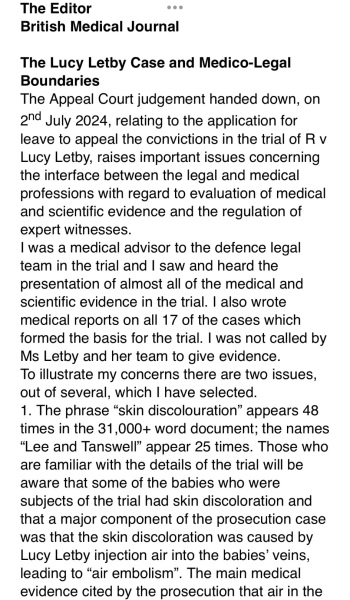 Lucy Letby in the news