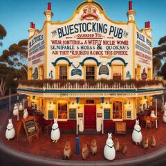 Les Bas Bleus, The Bluestocking...