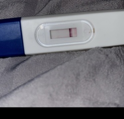 Clear blue test. Evap line or positive
