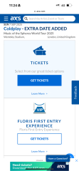 Coldplay presale