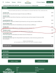 If you're sharing the cost of the meal there's certain things you don't go for