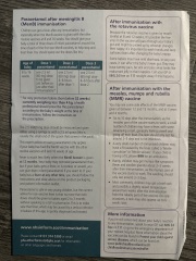My baby won’t walk after 12 Month Vaccinations