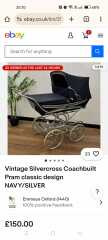 HELP NEEDED identifying silver cross pram