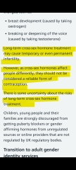 Health Secretary updates MPs on Government and NHS England’s work to improve gender identity services & implement recommendations of Dr Hilary Cass’s independent review. Includes extension of puberty blocker ban to Nov 26th & review of adult svcs