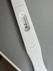 Faint pregnancy tests