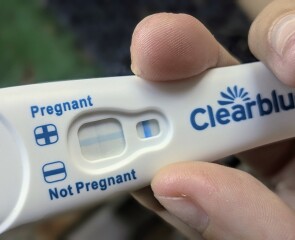 Evap lines? Or both very faint positives ?