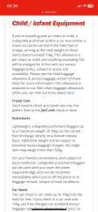 Jet2 infant luggage