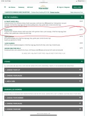 If you're sharing the cost of the meal there's certain things you don't go for