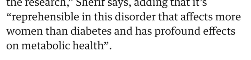 People who have the condition are born with ovaries?!