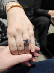 To ask your opinions on this engagement ring?
