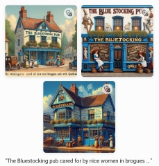 Les Bas Bleus, The Bluestocking...