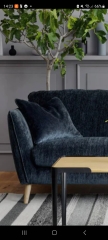 Navy & red living room thoughts