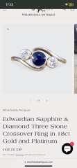 £500 sapphire ring?