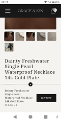 Necklace clasp rotates