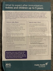 My baby won’t walk after 12 Month Vaccinations