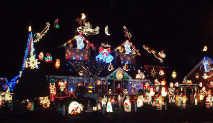 Pretty villages at Christmas