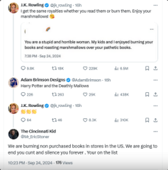 JK Rowling roasts more than just marshmallows