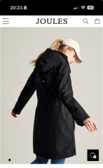 black smart rain coat