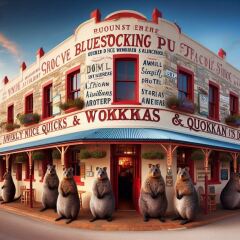 Les Bas Bleus, The Bluestocking...