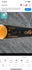 Clear blue test. Evap line or positive
