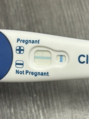 Positive pregnancy test or evaporation line?