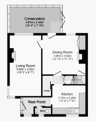 House - layout / no hall