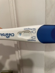 Clear blue evap or positive?