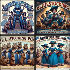 Les Bas Bleus, The Bluestocking...