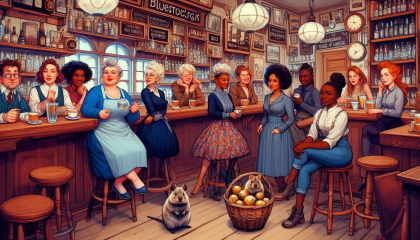 Les Bas Bleus, The Bluestocking...