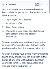 Told I can’t use this premium bonds money for our house deposit as it’s illegal?