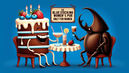 Les Bas Bleus, The Bluestocking...