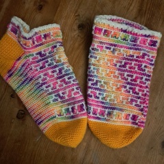 It's crochet,  knit and natter thread 11. So much yarn we need a yarn barn.