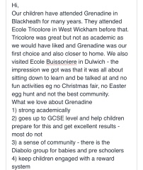 Review of 2 French schools in SE: La Marelle & Grenadine