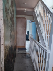 Help!  I have a giant painting trapped in my house!