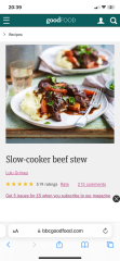 The slow cooker is out! Embracing autumn