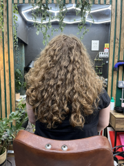 Curly haircut was worth the money!
