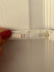 Faint positive or line eyes
