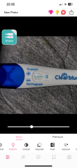 Clear blue test. Evap line or positive