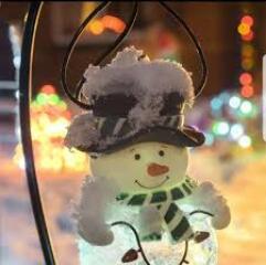 Pretty villages at Christmas