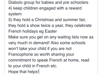 Review of 2 French schools in SE: La Marelle & Grenadine