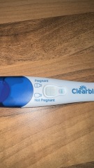 clear blue a positive or evap line?