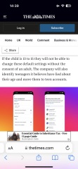 Teenagers to be moved to "teen" accounts on instagram