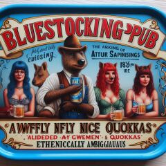 Les Bas Bleus, The Bluestocking...