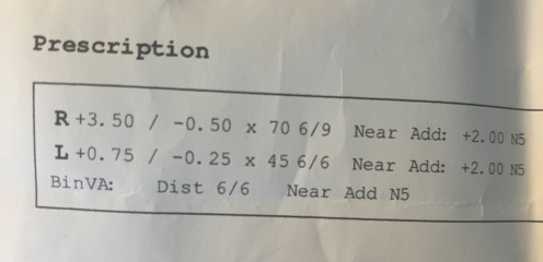Eye Prescription help please!