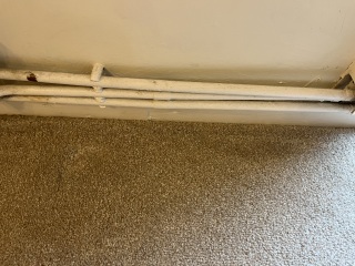 Boxing in pipes - unequal plastic angle needed