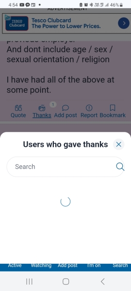 "Who gave thanks" hangs with no result.