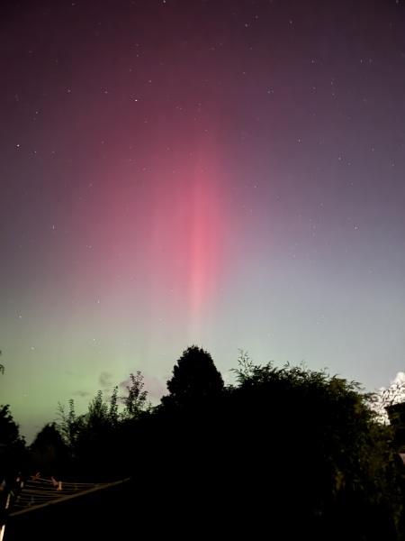 Northern lights currently visible!