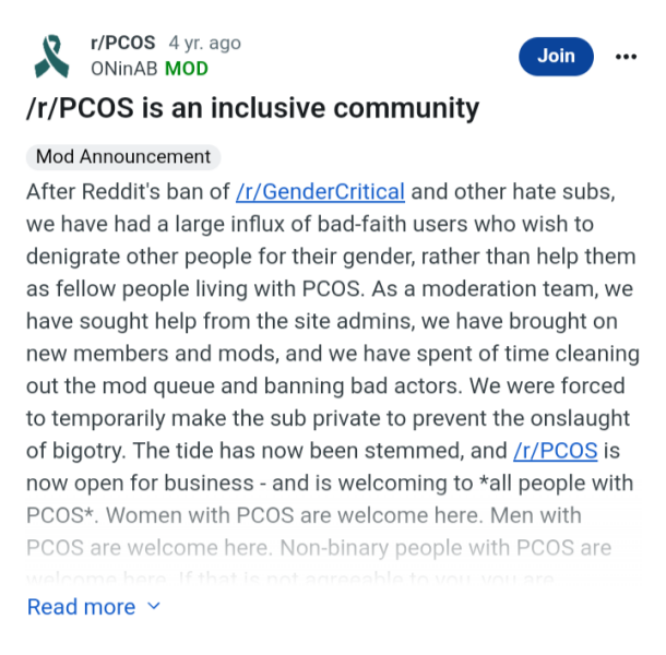 On Mermaids having to listen to Cass: “ This is so blatant and evil I have no idea why decent human beings let this happen.”