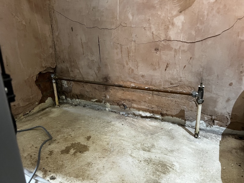 Old radiator pipes