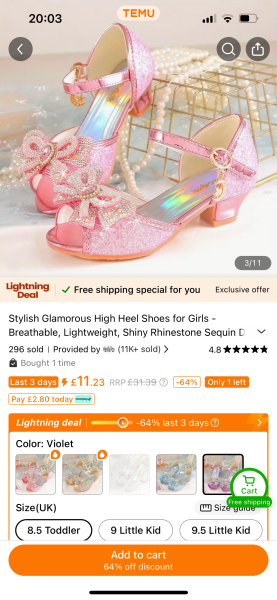 Kids heels